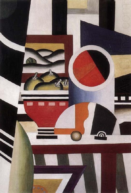 The Still life having fruit dish, Fernard Leger